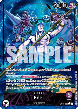 Enel (OP15-058) (Alternate Art) - Adventure on Kami's Island - OP15-058