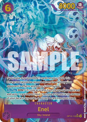 Enel (OP15-118) (Alternate Art) - Adventure on Kami's Island - OP15-118