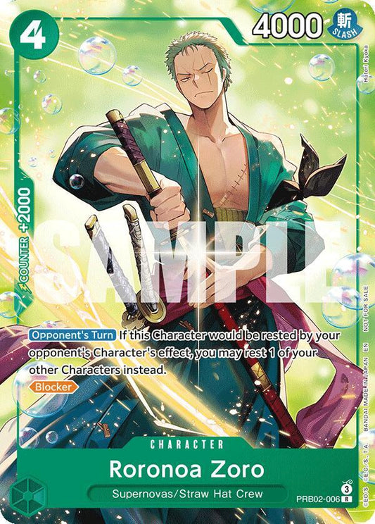 Roronoa Zoro (Welcome Pack 2026 Vol.1) - One Piece Promotion Cards - PRB02-006