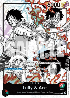 Luffy & Ace (Parallel) - Starter Deck EX: Luffy & Ace - ST30-001