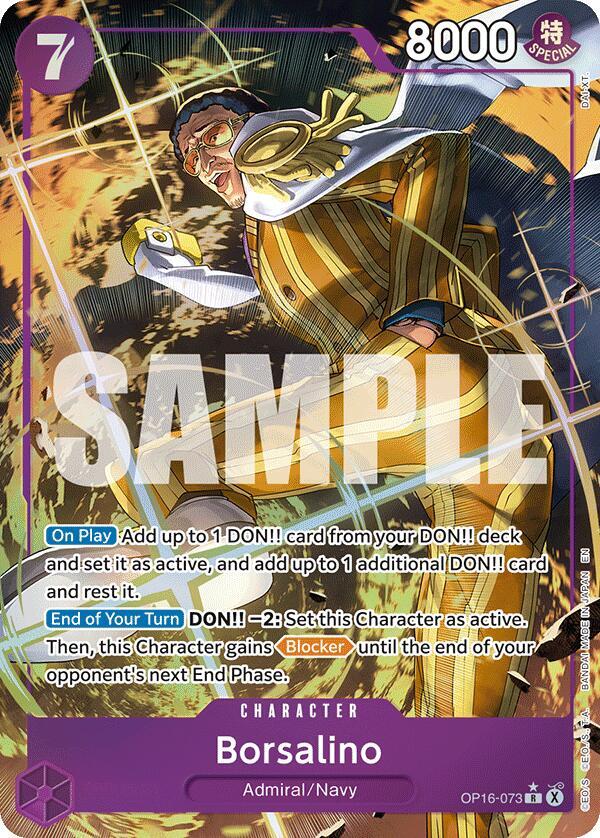 Borsalino (Alternate Art) - The Time of Battle - OP16-073