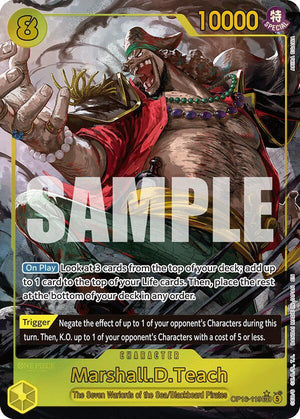 Marshall.D.Teach (119) (Alternate Art) - The Time of Battle - OP16-119
