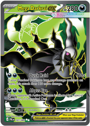 Mega Darkrai ex - 101/084 - ME05: Pitch Black - 101/084
