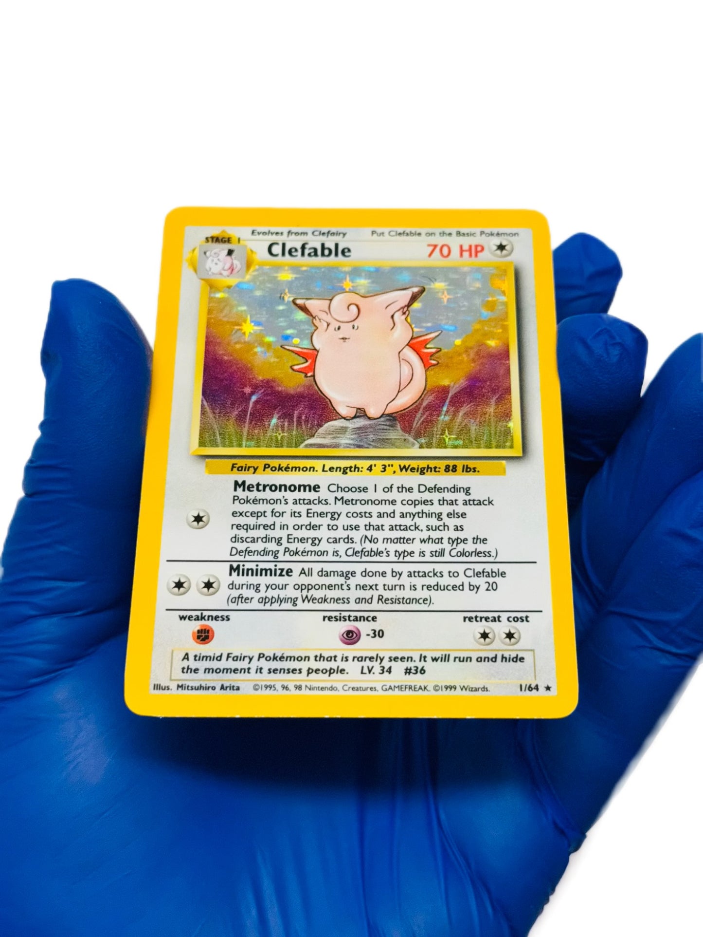 Clefable Holo (No Jungle Symbol Error)