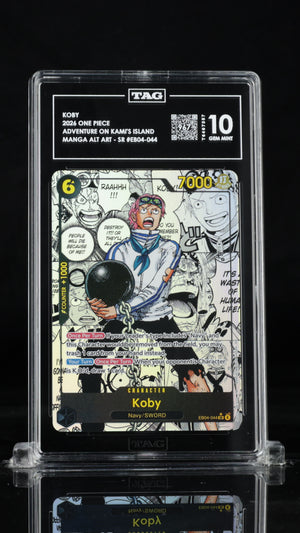 TAG 10 Koby EB04-044 Manga Alt Art One Piece Card (pop 4)