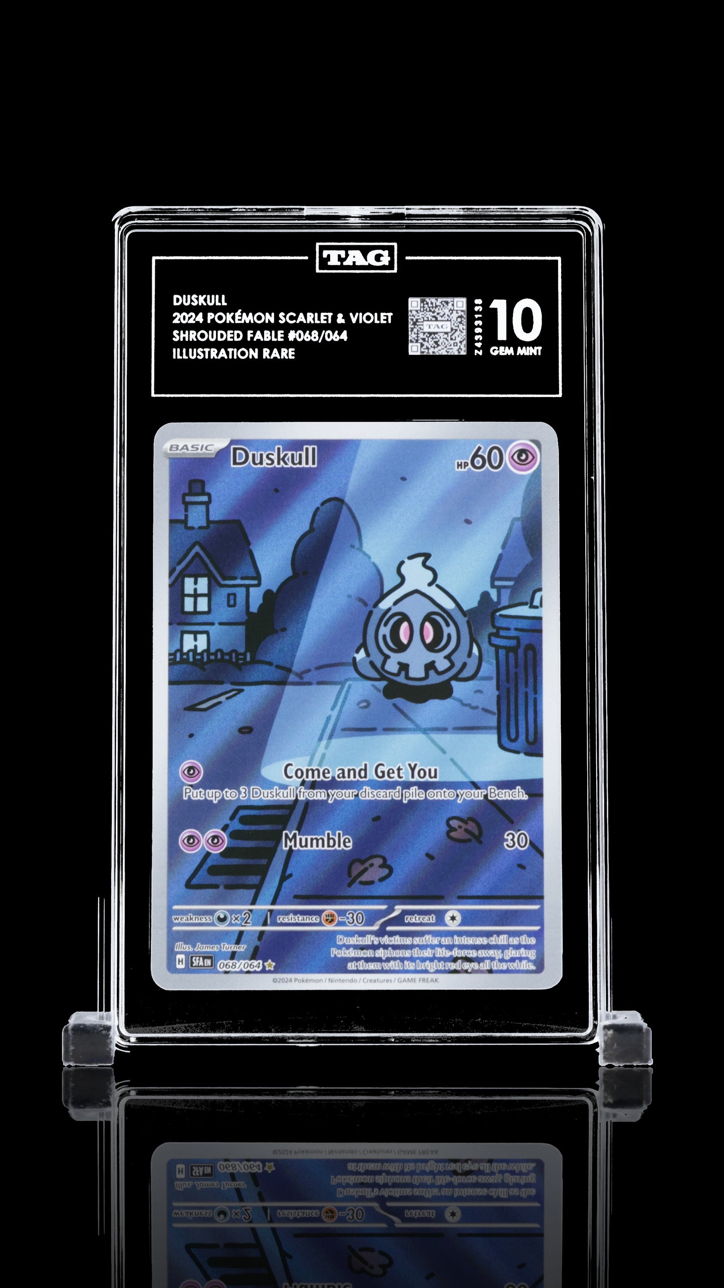 2024 Duskull 068/064 IR Shrouded Fable-TAG 10