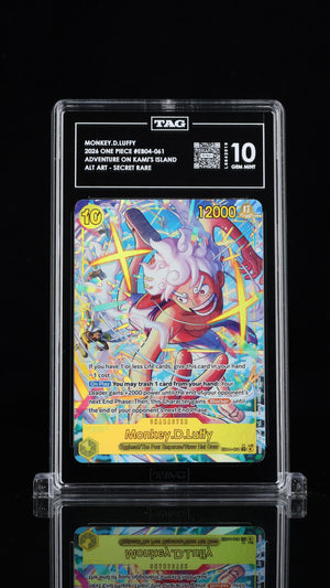 TAG 10 Monkey.D.Luffy EB04-061 Alt Art SR One Piece Card Game (Pop 5)