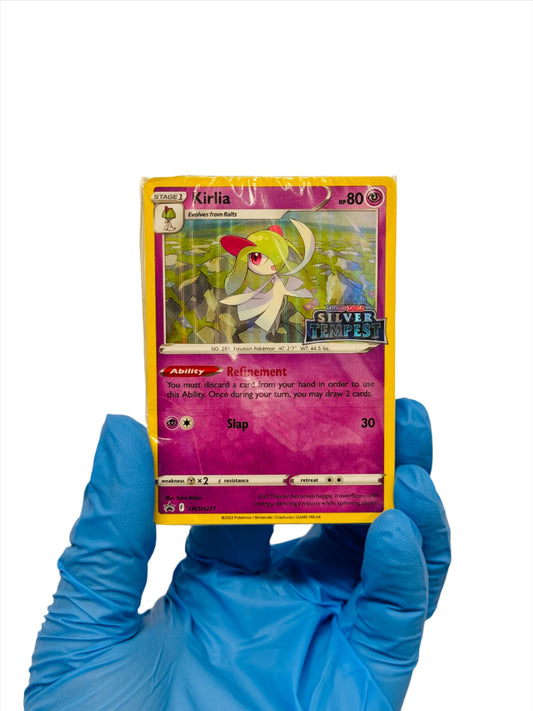Kirlia Silver tempest Pre release Promo” sealed