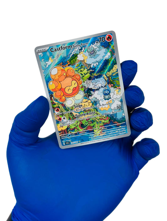 Castform Sunny Form illustration Rare