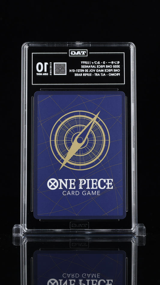 One Piece Card Magazine Vol.20 Monkey D. Luffy Promo TAG 10