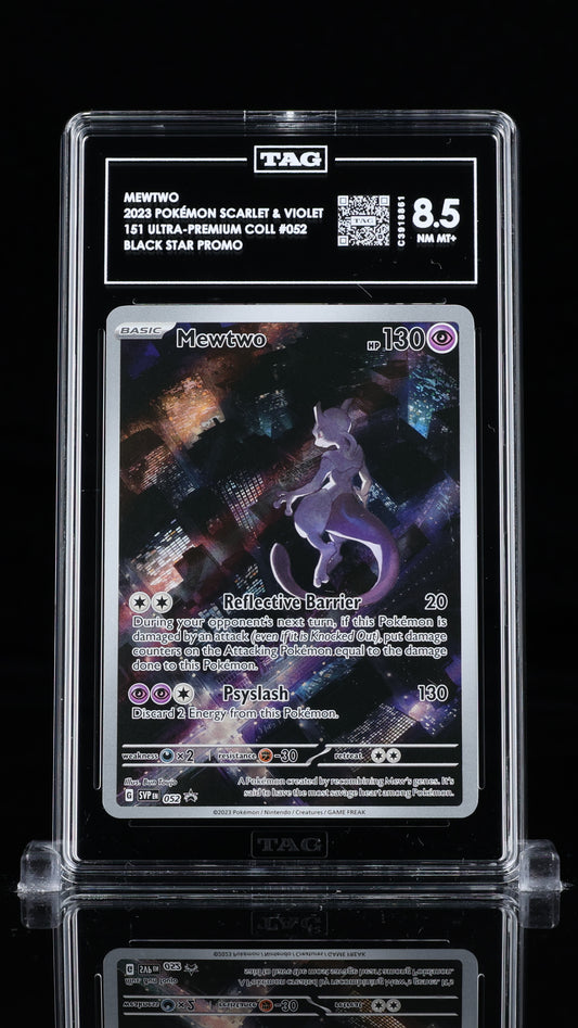 Mewtwo 151 UPC Promo TAG 8.5 (NM+)