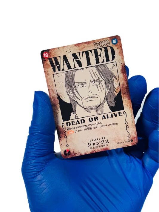 Shanks Most Wanted (Alt Art) OP09-004