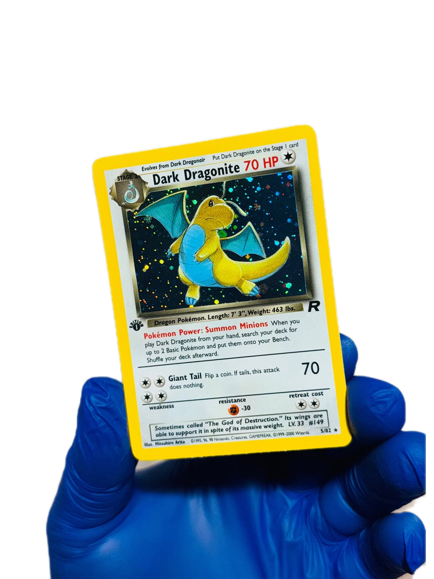 Dark Dragonite Holo (1st Edition)