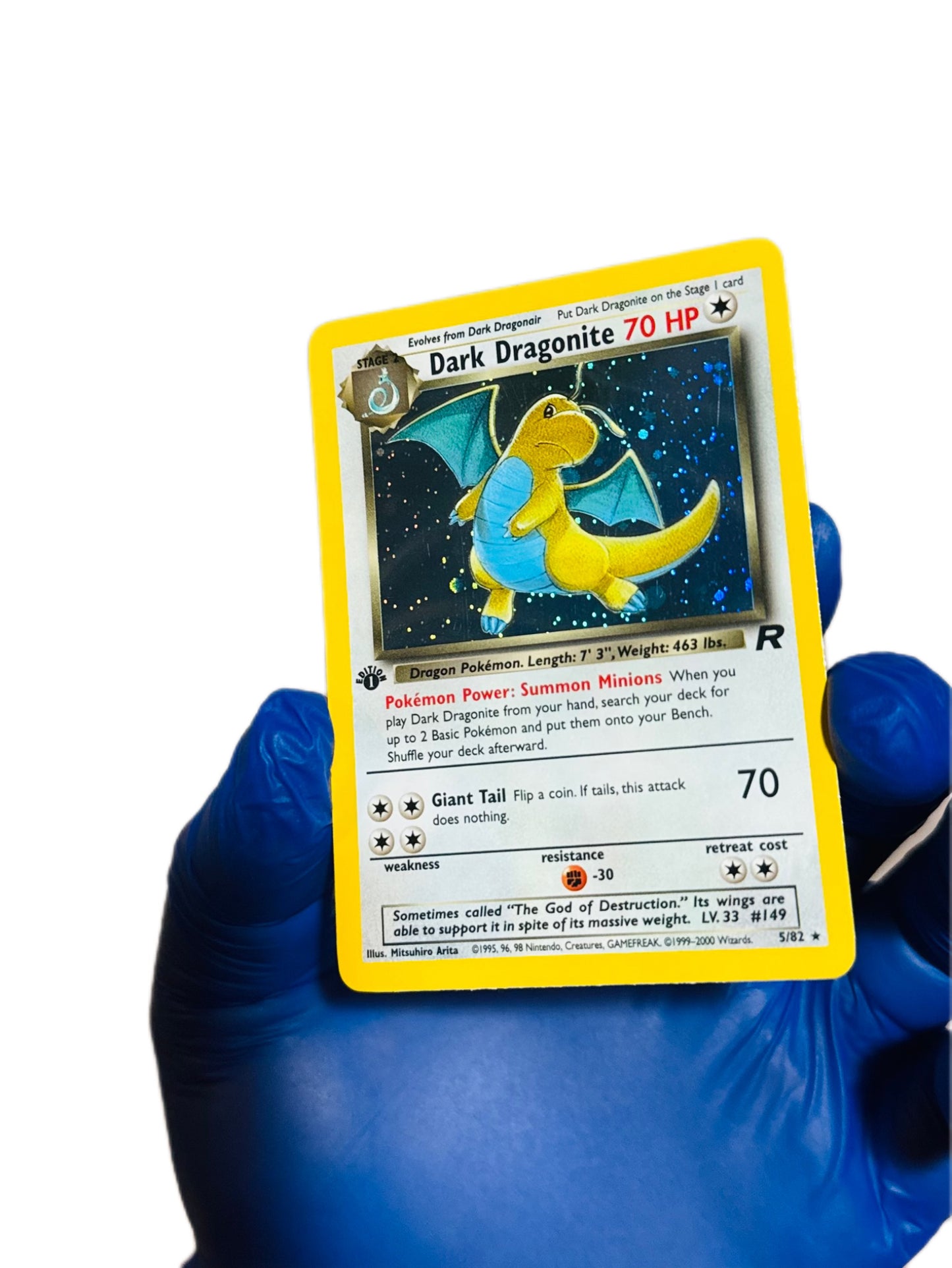 Dark Dragonite Holo (1st Edition)