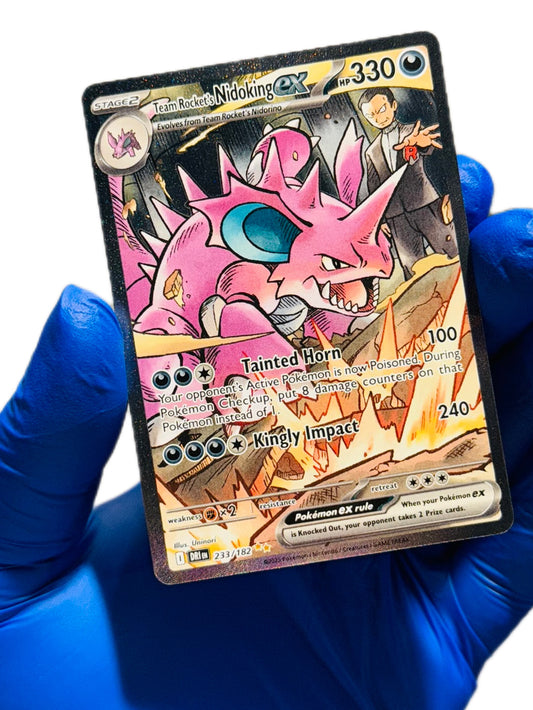 Team Rocket’s NidoKing Ex (SIR) 233/182