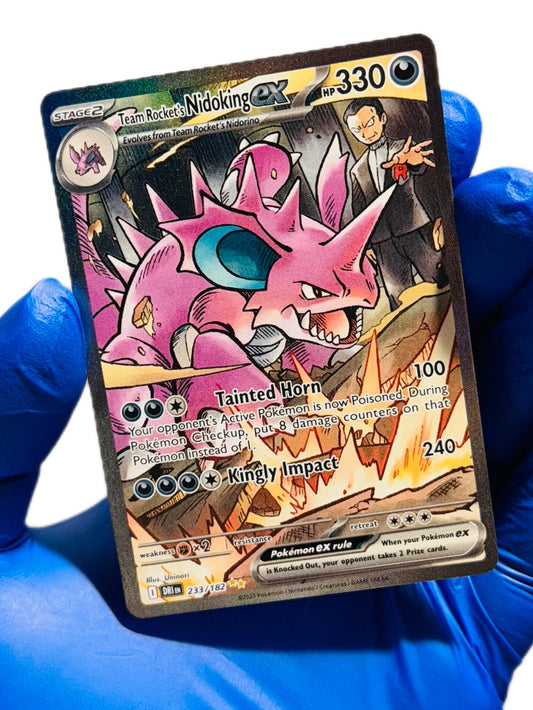 Team Rocket’s NidoKing Ex (SIR) 233/182