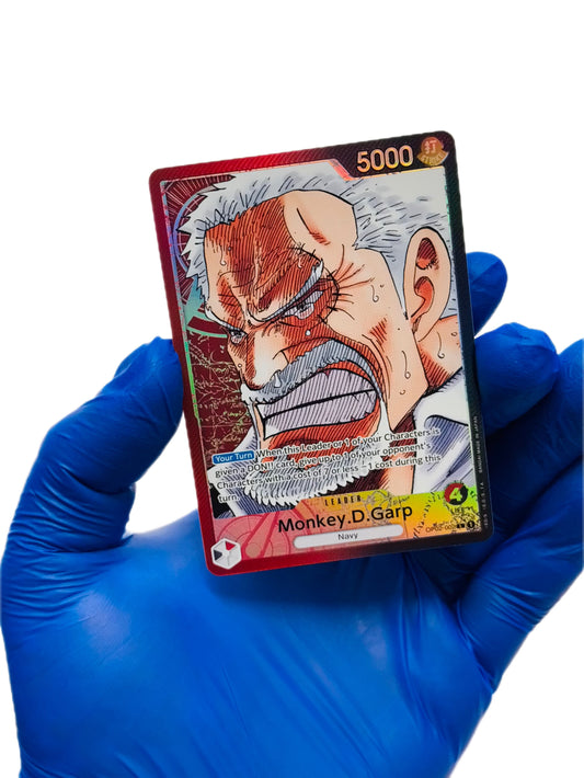 Monkey. D. Garp (Leader)  Alternate Art OP02-002
