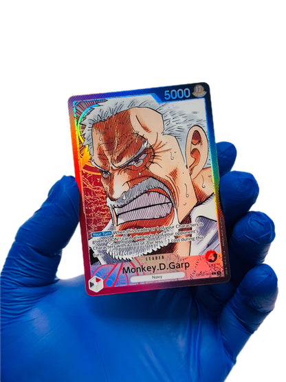 Monkey. D. Garp (Leader)  Alternate Art OP02-002
