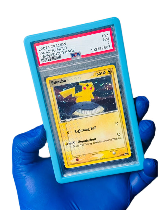 Pikachu “Pop Series 5 Inverted Back” PSA 7