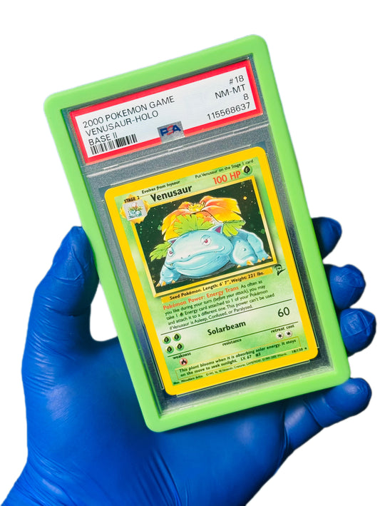 Venusaur Holo Base Set 2 PSA 8