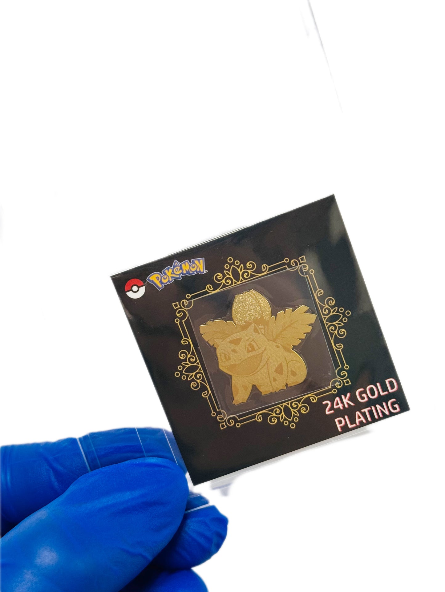 24k Plated Pokemon Sticker (GoldDuck,Pidgeot,Ivysaur)
