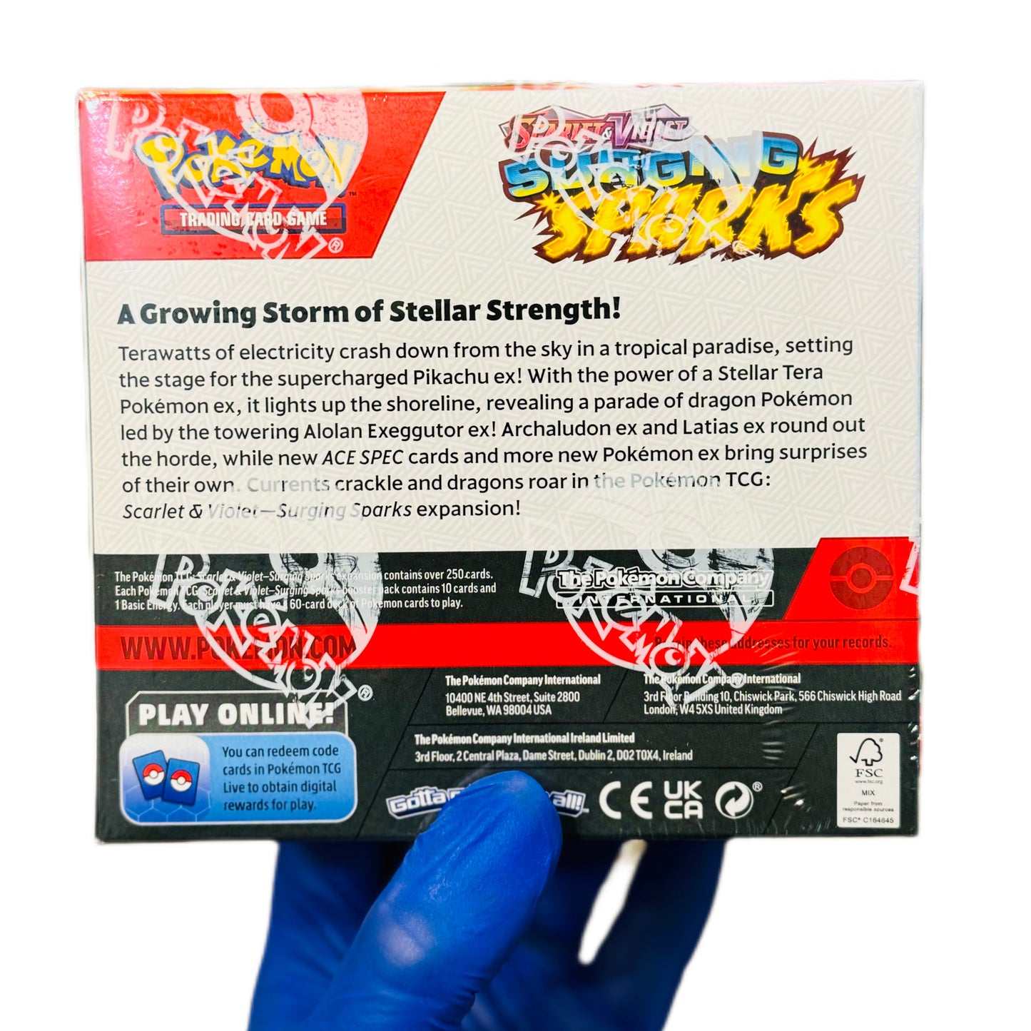 Pokemon Surging Sparks Booster Box SV8