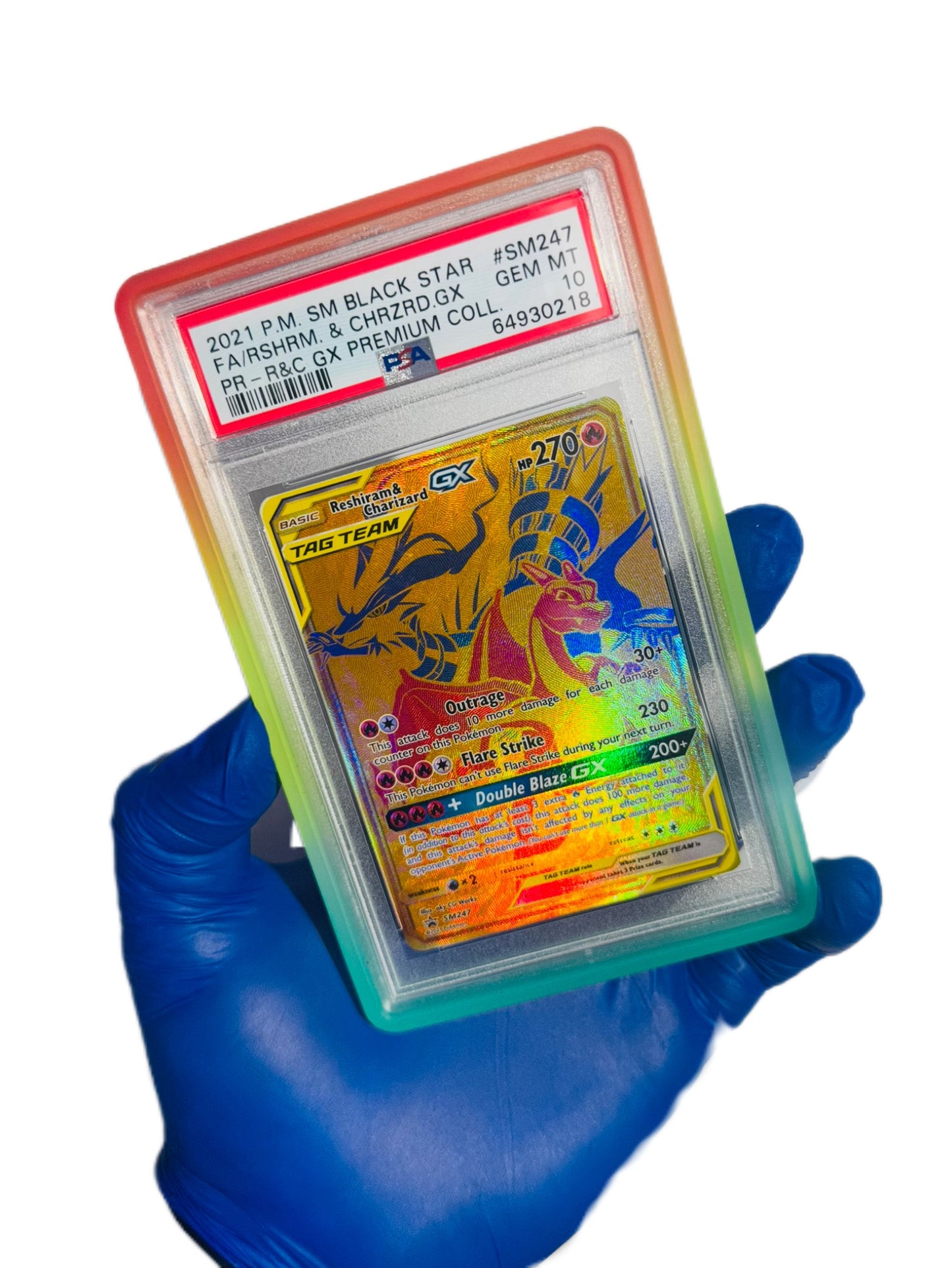 Reshiram & Charizard GX Tag Team Psa 10