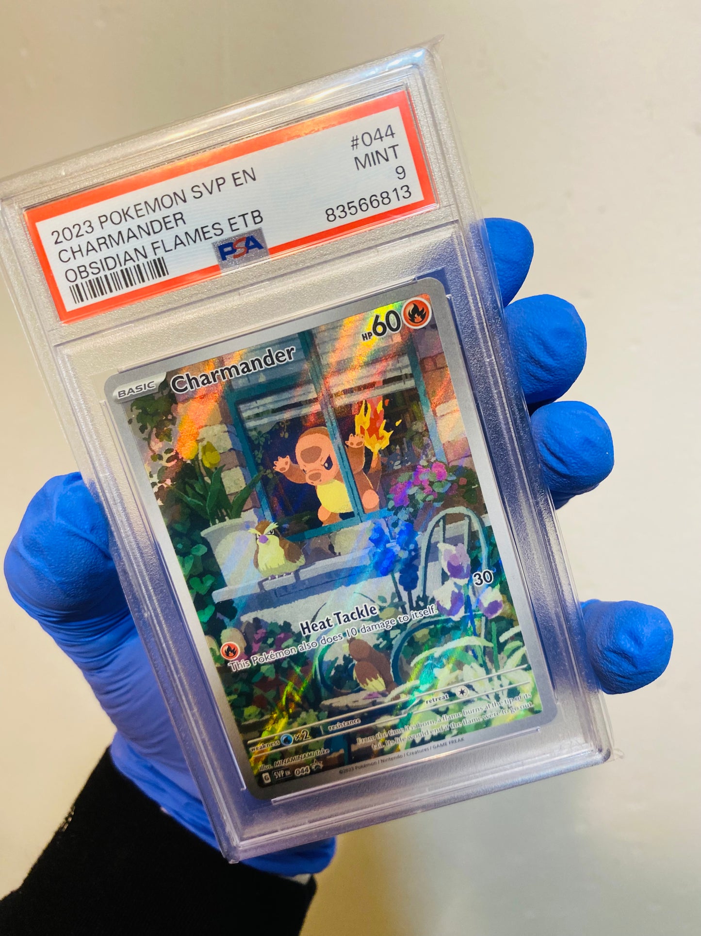 "Grumpy" Charmander SVP 044 Promo PSA 9